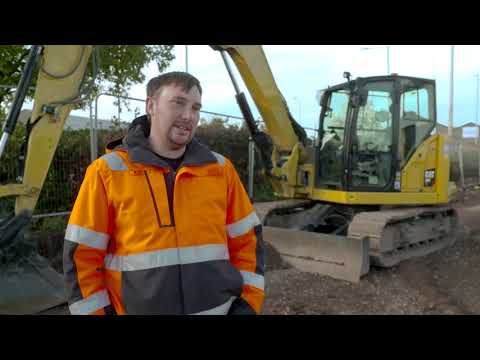 Cat® 308 CR Mini Excavator Customer Story – JA Langton (United Kingdom)